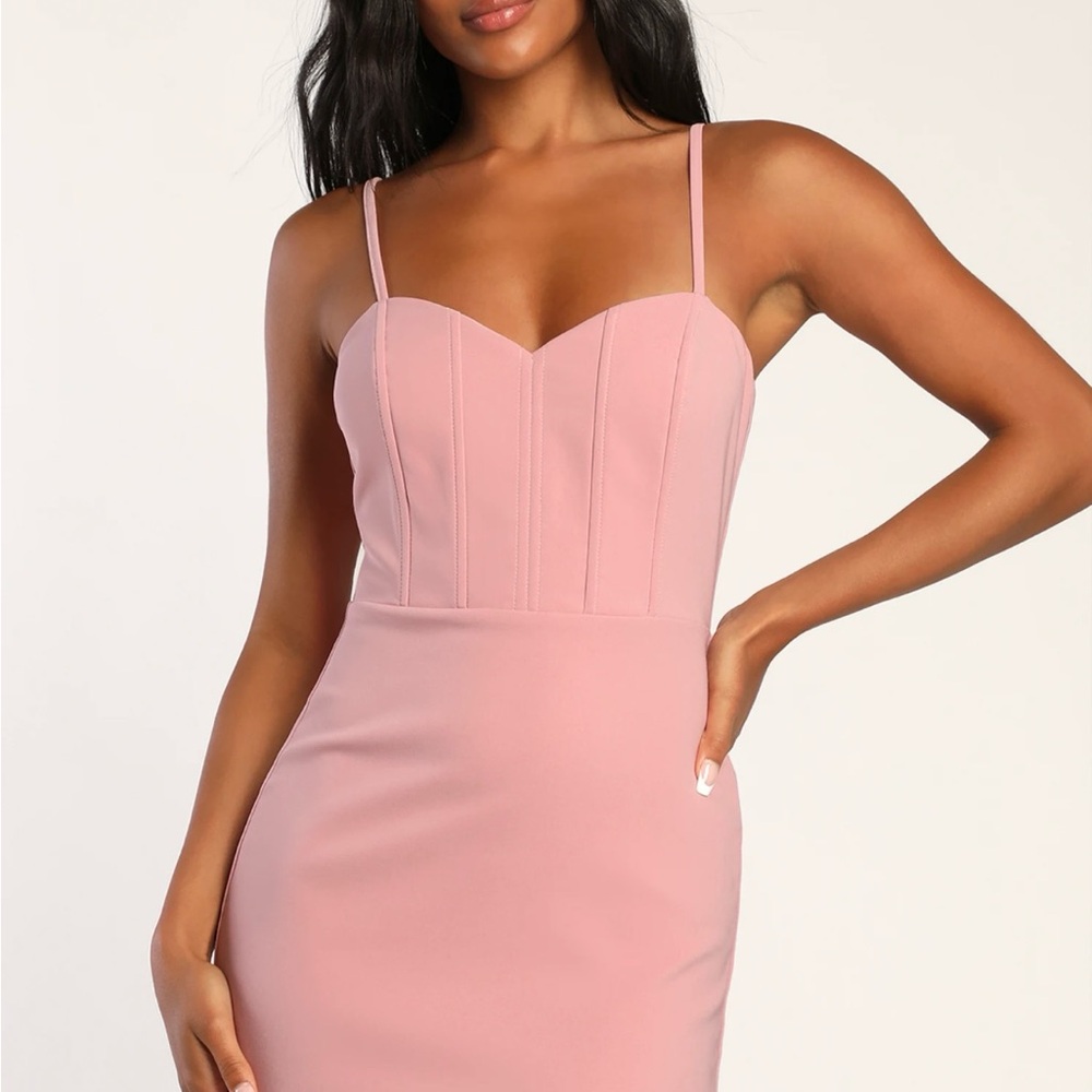 Corset Spaghetti Strap Dress